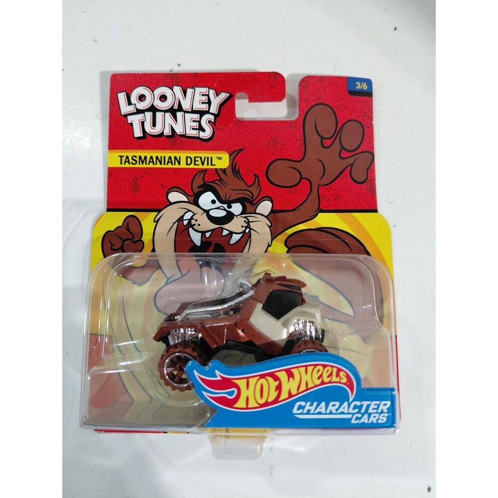 NIP Hot Wheels Character Cars 1:64 Die Cast Looney Tunes  TAZ Tasmanian Devil